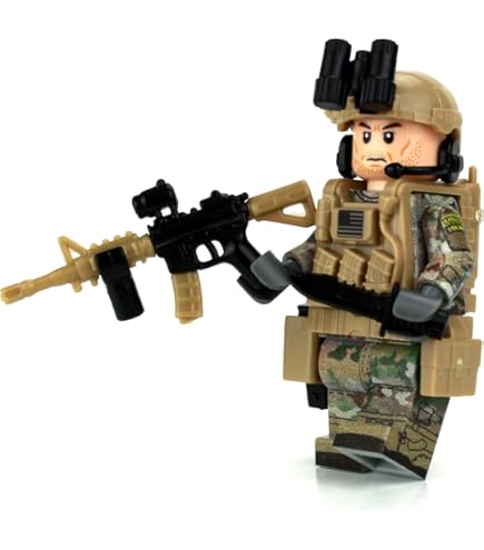 ミリタリーフィギュア　まとめ売り　カスタム素材 Amazon.co.jp: Battle Brick 海軍特殊部隊ダイバー コレクション